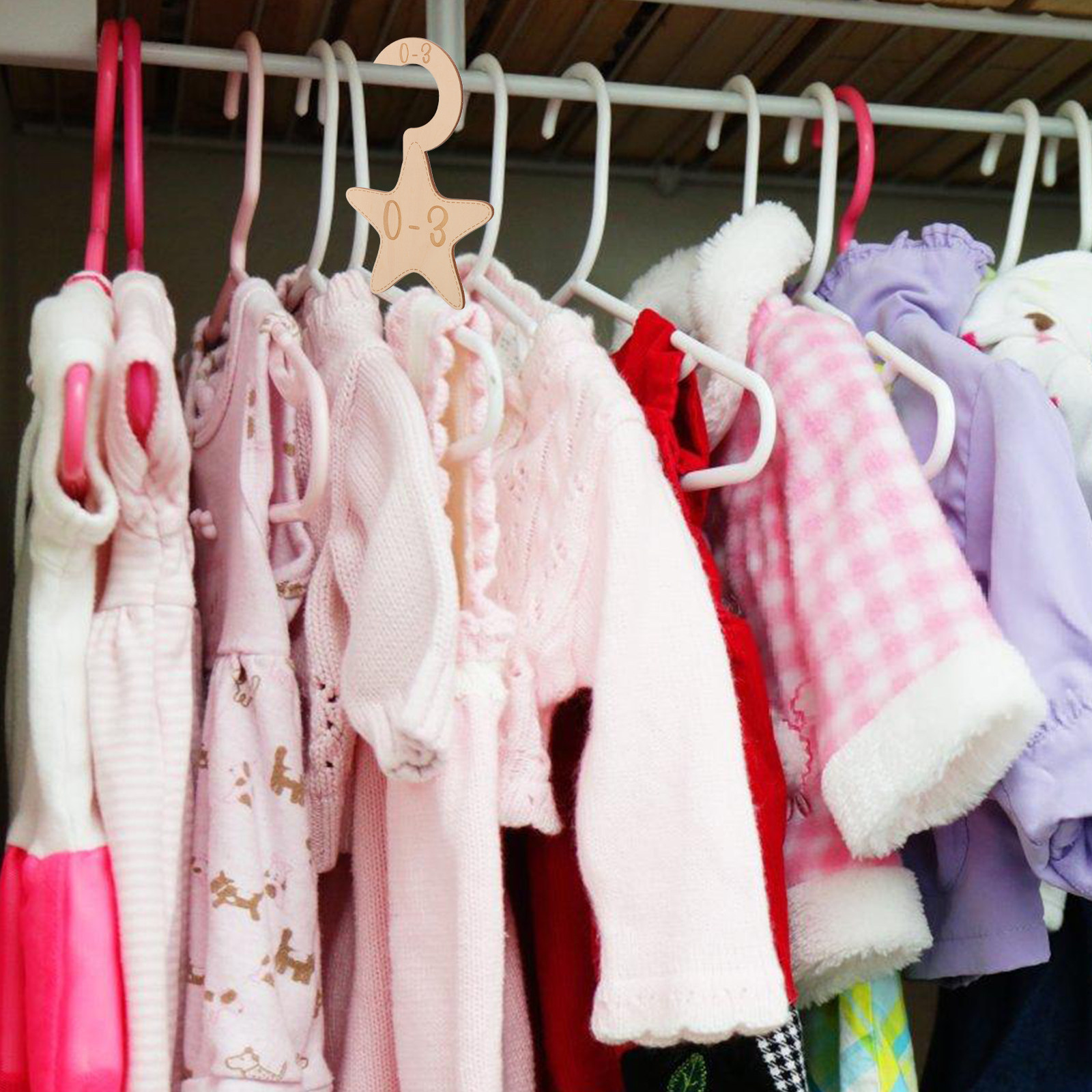 Baby Clothing Dividers - 7 Buah Pembatas Lemari Pakaian Bayi
