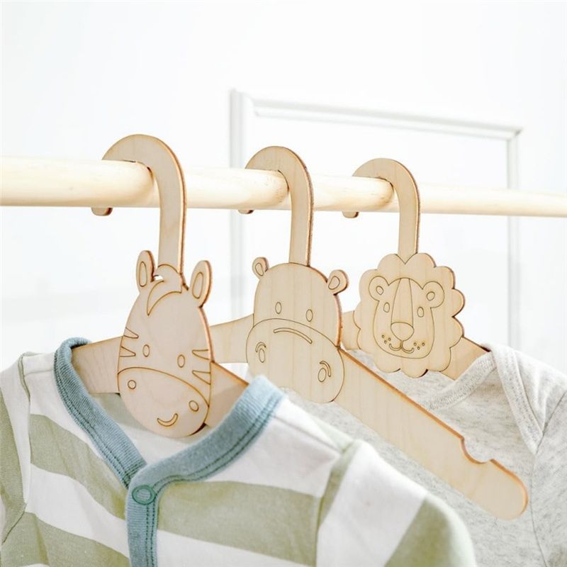 ABVT-20PCS Gantungan Baju Kayu - Baby Clothing Hanging Rack ulasan dan harga